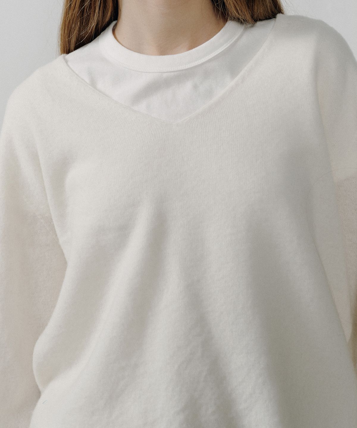 오떼뜨(OCTETTE) SILKET CREW NECK T-SHIRTS_4COLOR
