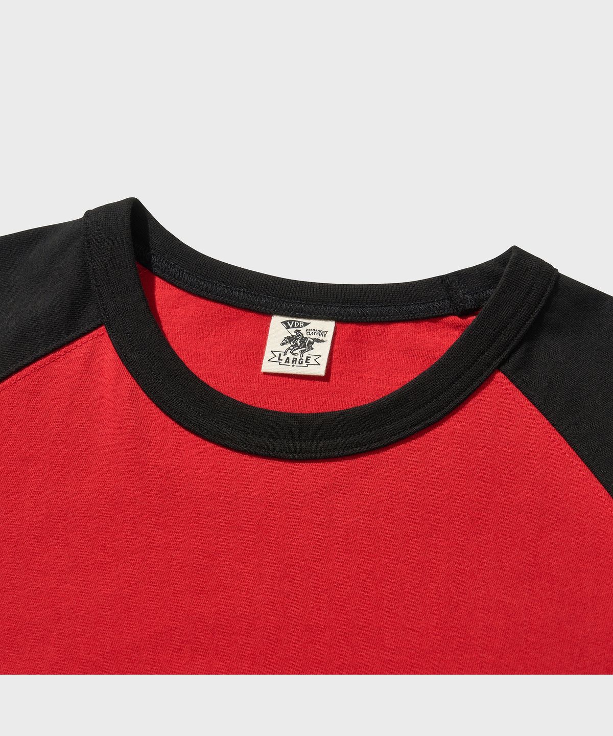 비디알(VDR) CROPPED RAGLAN TEE [Red]