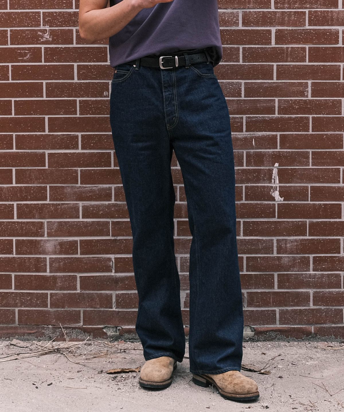 비디알(VDR) Lot. 017 BIKER BOOTCUT JEANS (washed)