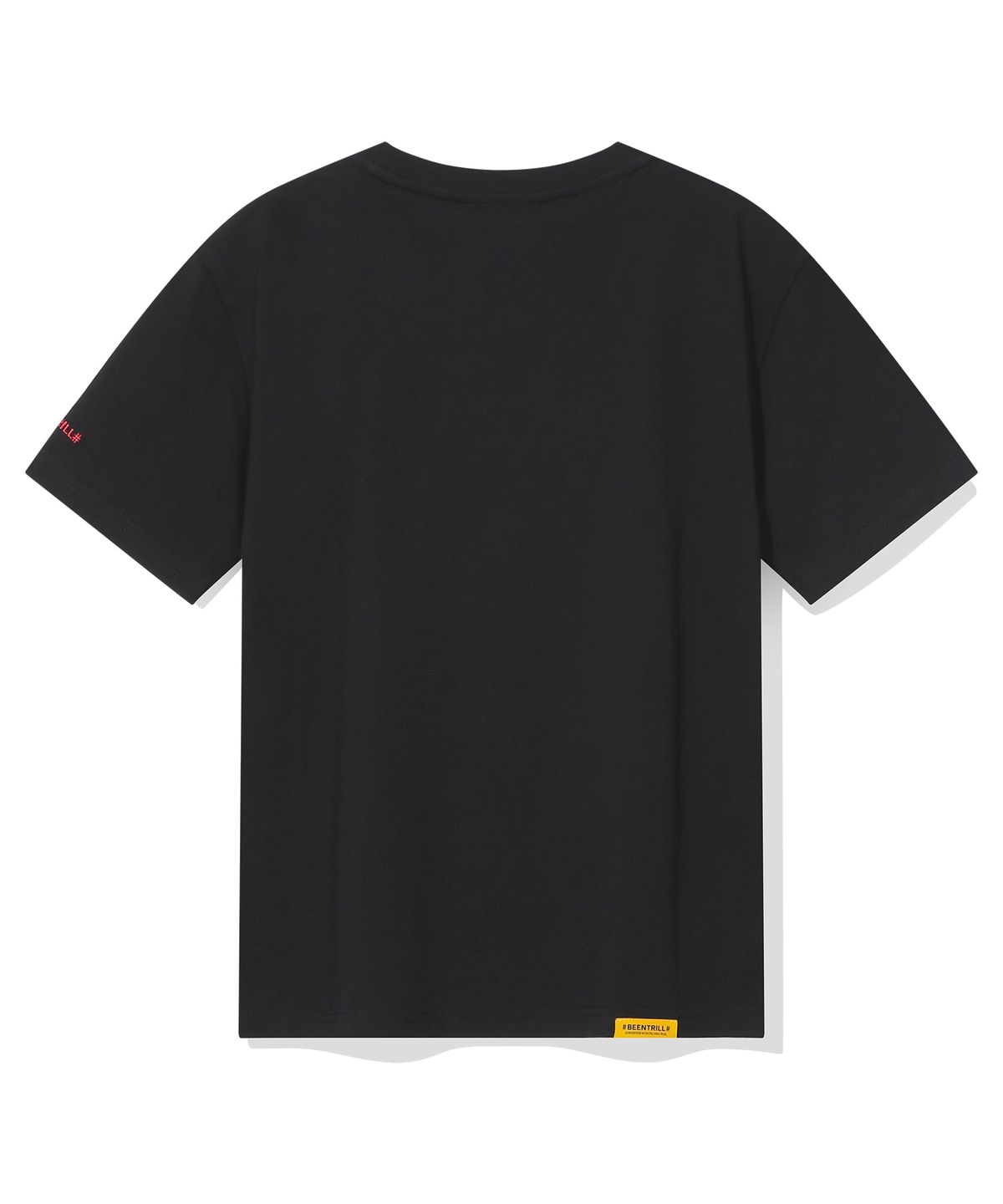 빈트릴(BEENTRILL) 우먼스 스탠다드 해시태그 에센셜 반팔티(블랙)