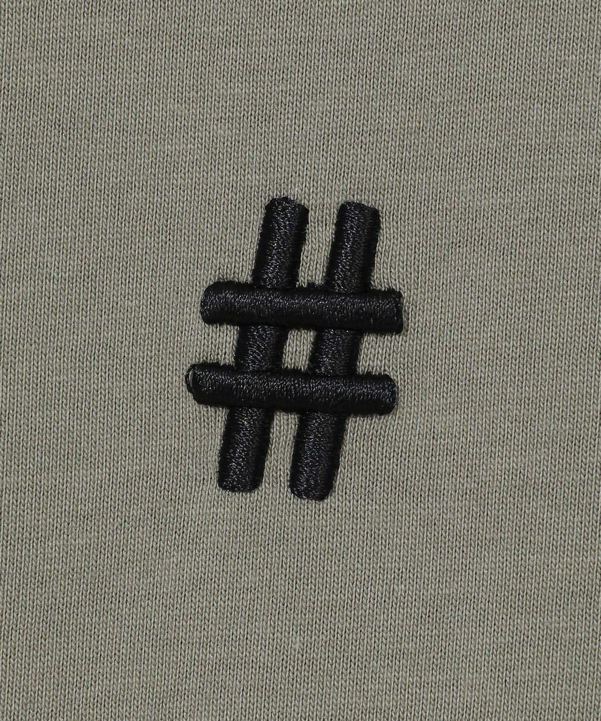 빈트릴(BEENTRILL) 스탠다드 해시태그 오버핏 반팔티(올리브)