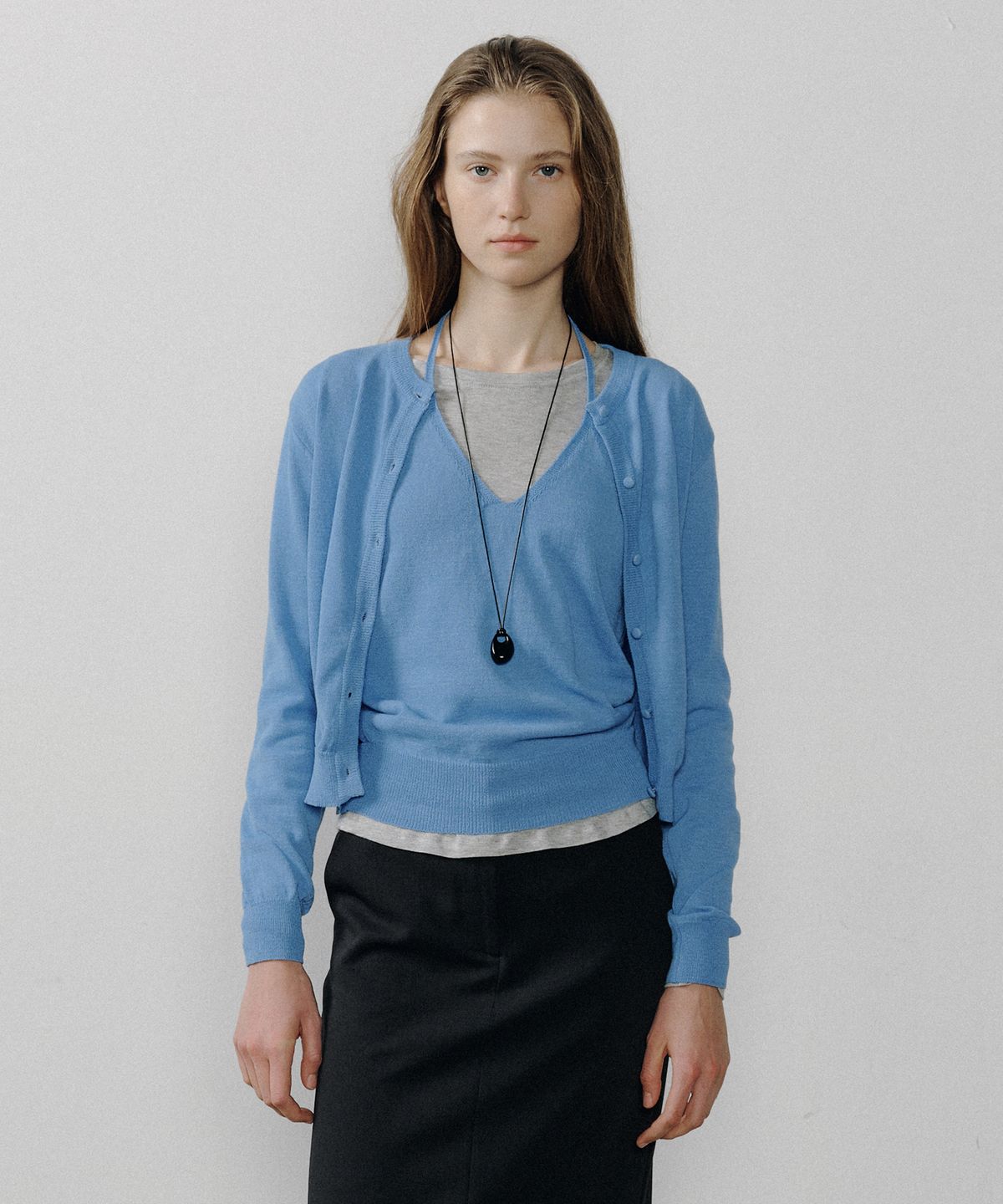 오떼뜨(OCTETTE) COOL COTTON HALTER KNIT VEST_2COLOR