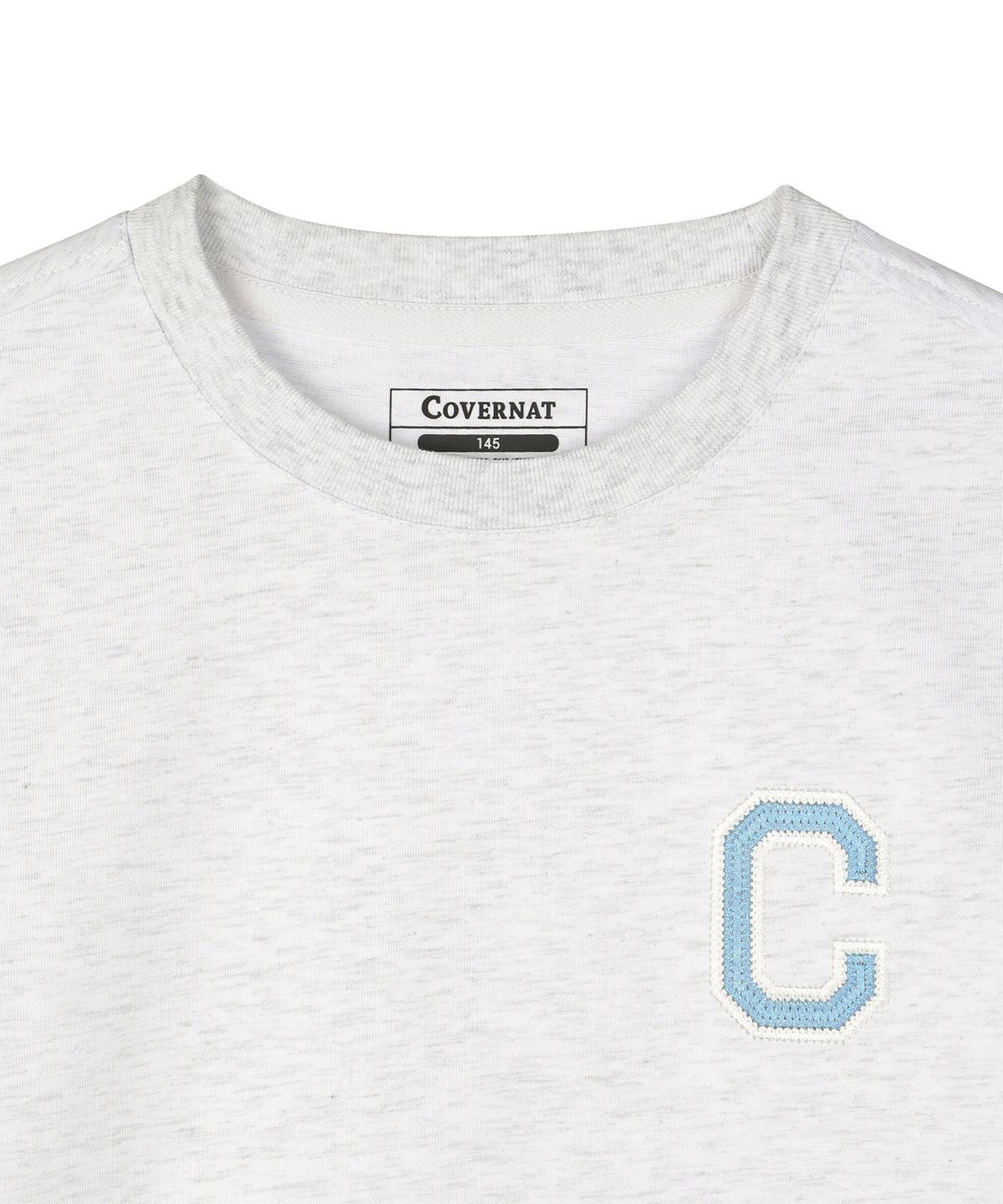 커버낫 키즈(COVERNAT KIDS) C로고 티셔츠 헤더 그레이 CK2602ST06HG