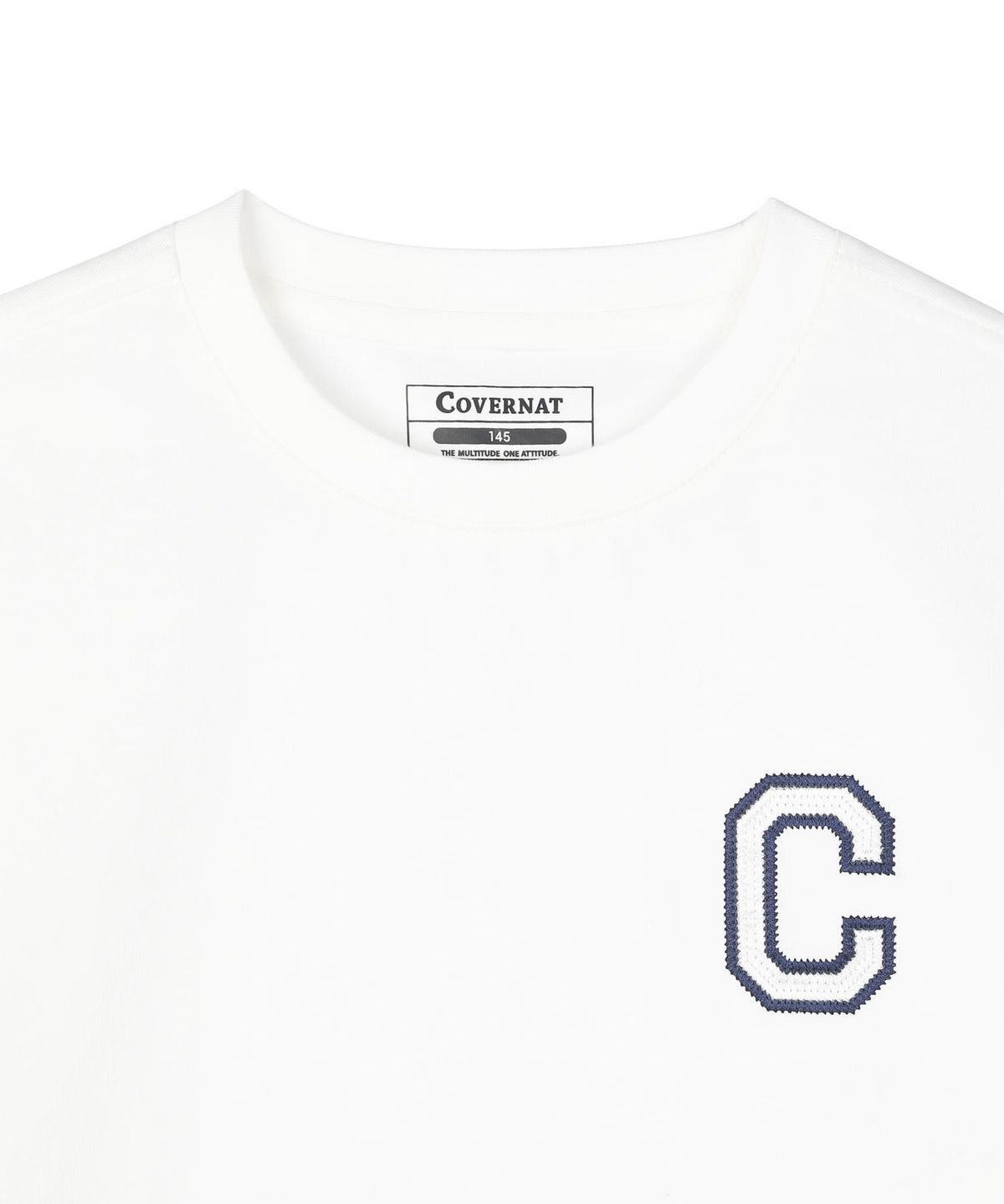 커버낫 키즈(COVERNAT KIDS) C로고 티셔츠 화이트 CK2602ST06WH