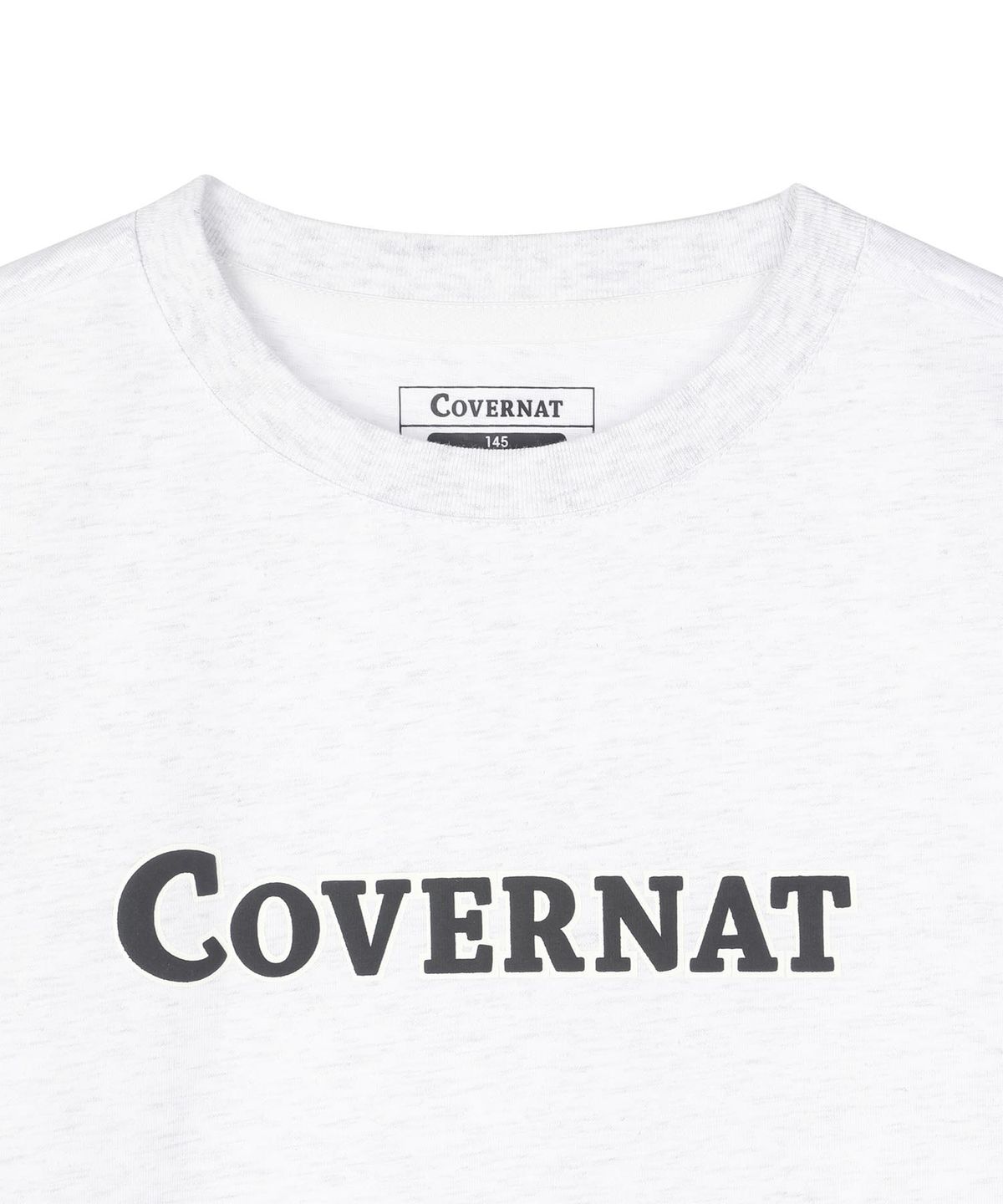 커버낫 키즈(COVERNAT KIDS) 워드마크 티셔츠 헤더 그레이 CK2602ST03HG