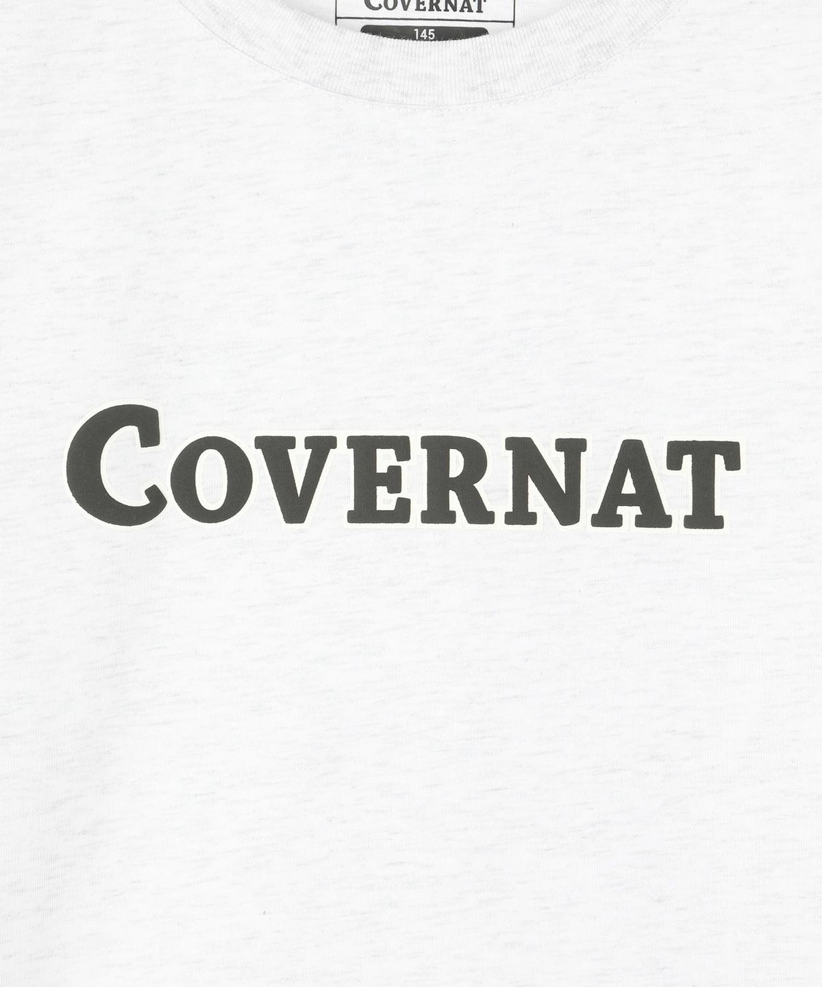 커버낫 키즈(COVERNAT KIDS) 워드마크 티셔츠 헤더 그레이 CK2602ST03HG