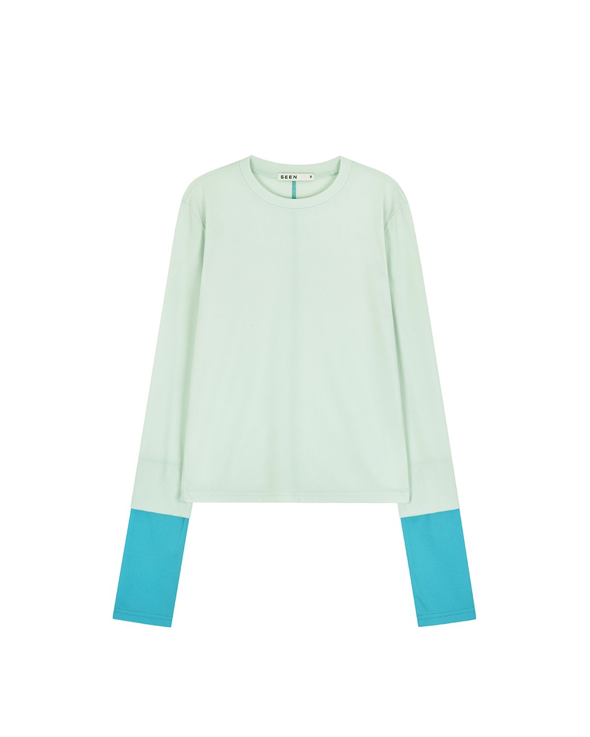씬(SEEN) DOUBLE SLEEVE LONG T-SHIRTS (Ivory)