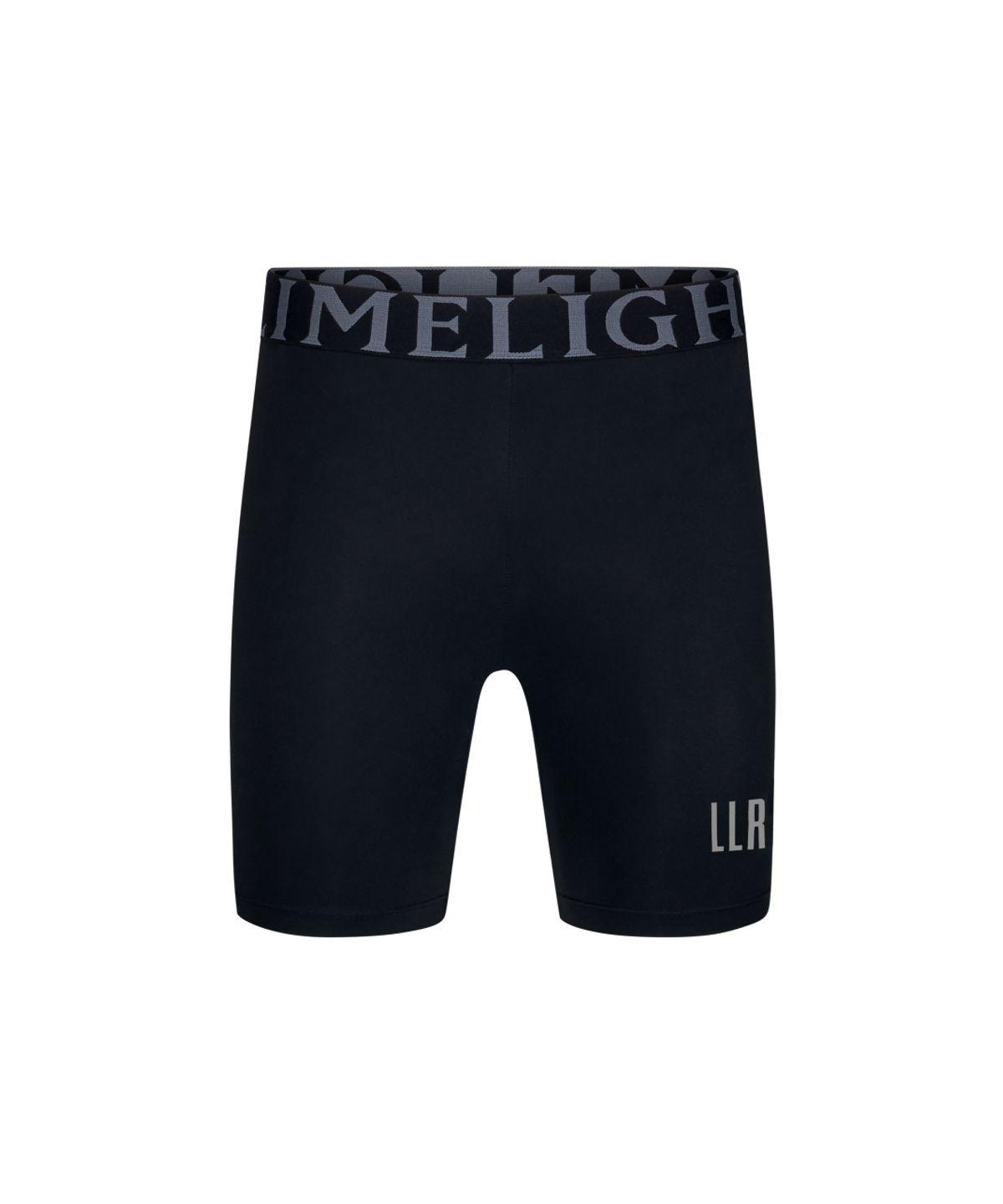 라임라잇 어패럴(LIMELIGHT APPAREL) LLR 로고 컴프레션 쇼츠 남성 (블랙/그레이)