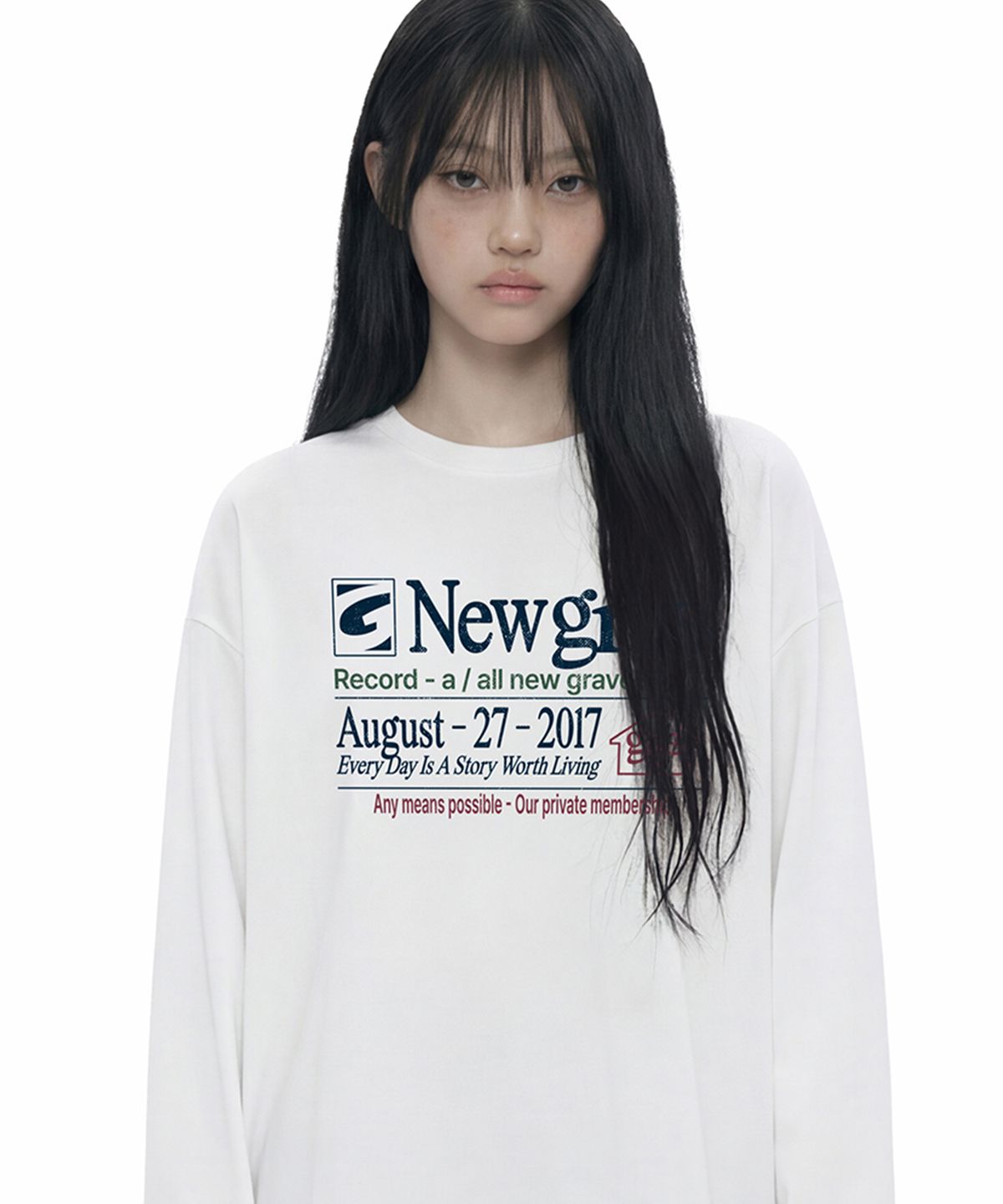 그레이버(GRAVER) [UNISEX]NEW GRAE 롱슬리브 티셔츠_3color