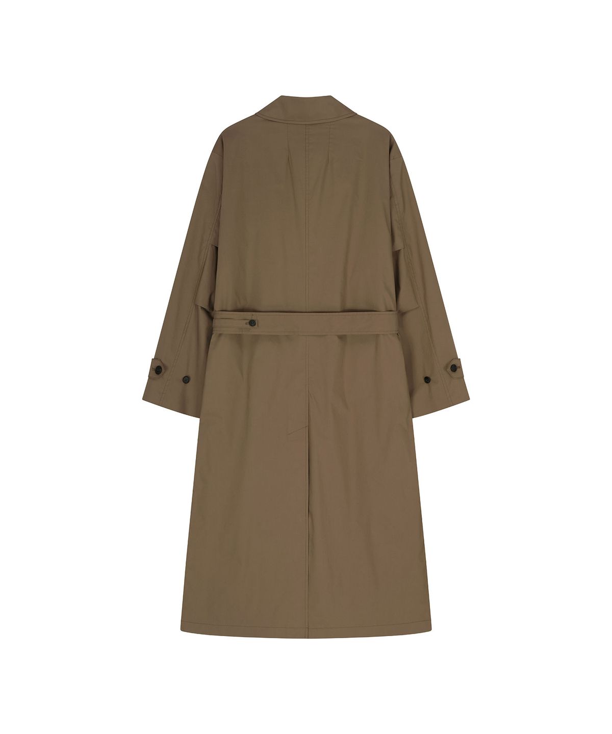 비자비(VIS A VIS) TYPEWRITER BELTED MAC COAT (BEIGE)