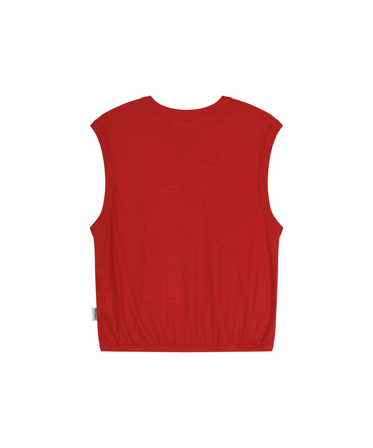 비자비(VIS A VIS) SUPER 120S WOOL JERSEY VEST (RED)