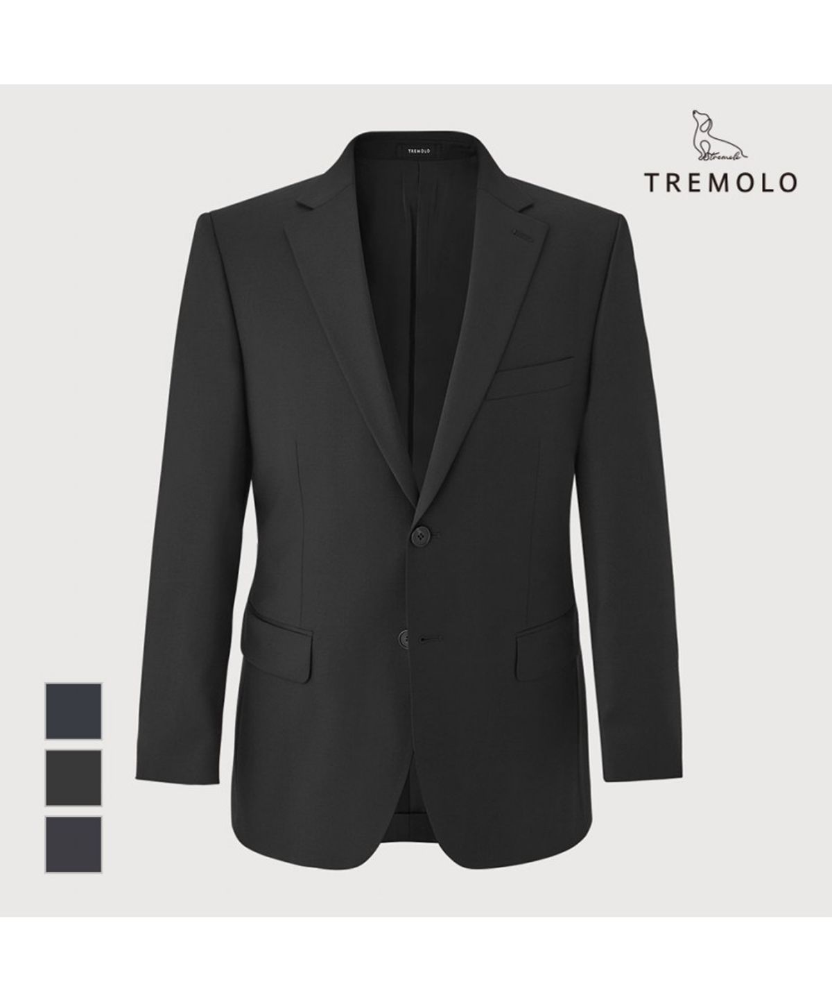 트레몰로(TREMOLO) 울혼방 솔리드 수트_TGBGA6SC511