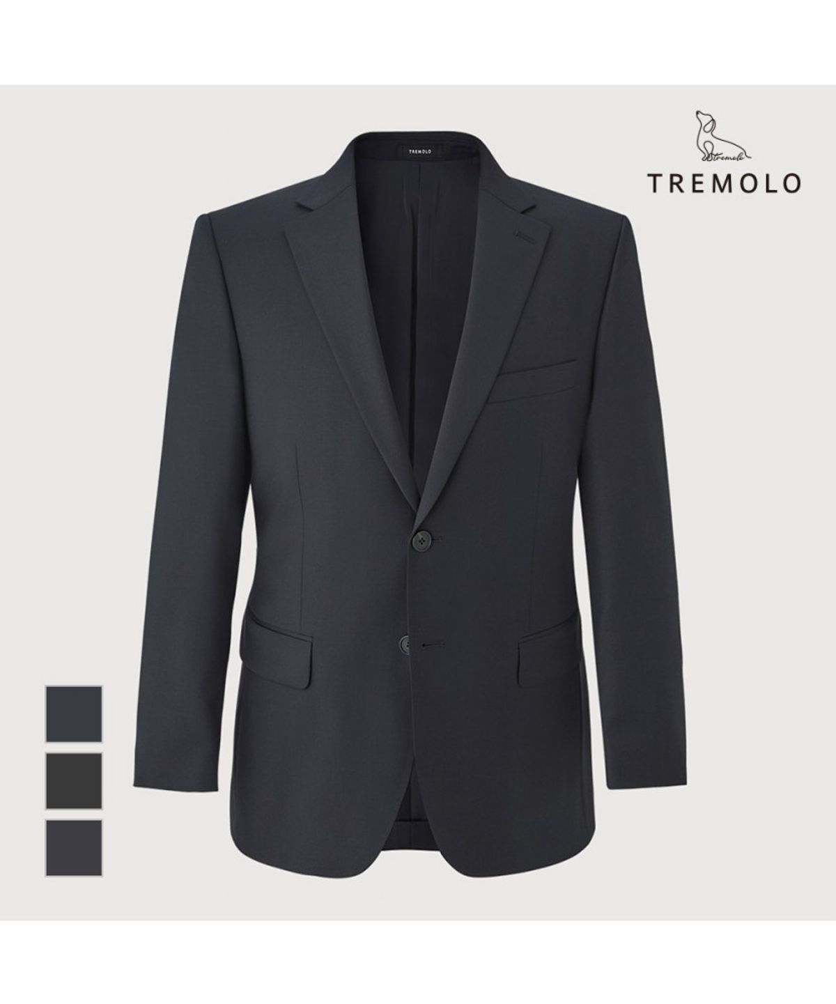 트레몰로(TREMOLO) 울혼방 솔리드 수트_TGBGA6SC511