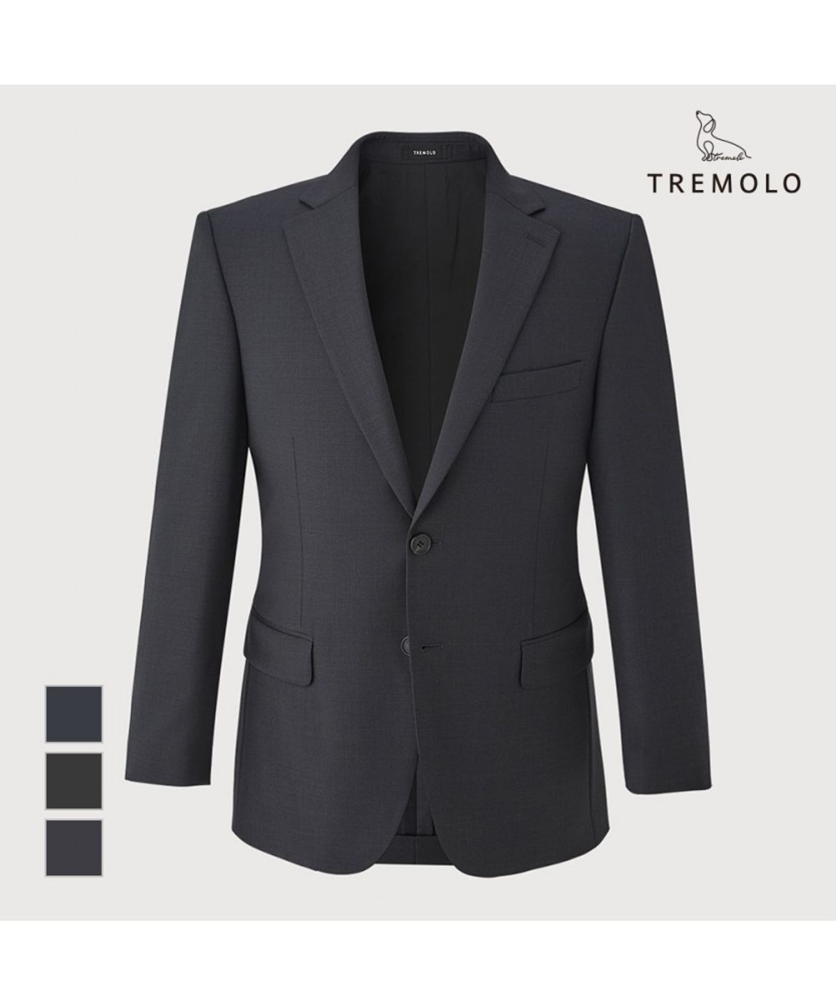 트레몰로(TREMOLO) 울혼방 솔리드 수트_TGBGA6SC511