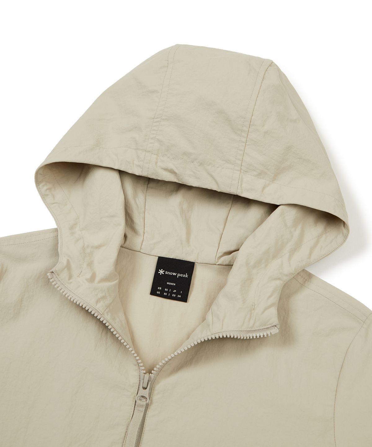 스노우피크 어패럴(SNOWPEAK APPAREL) S23MWLWB53 타슬란 우먼스 바람막이 Beige