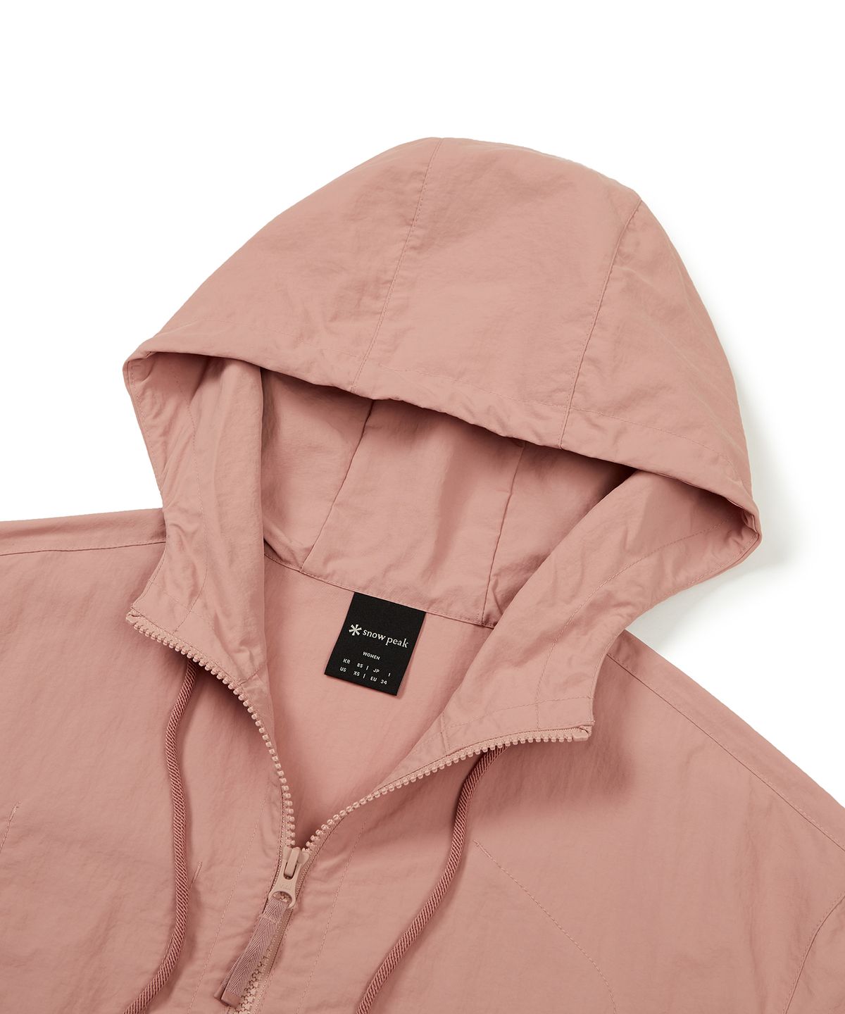 스노우피크 어패럴(SNOWPEAK APPAREL) S23MWLWB52 타슬란 우먼스 세미크롭 바람막이 Coral