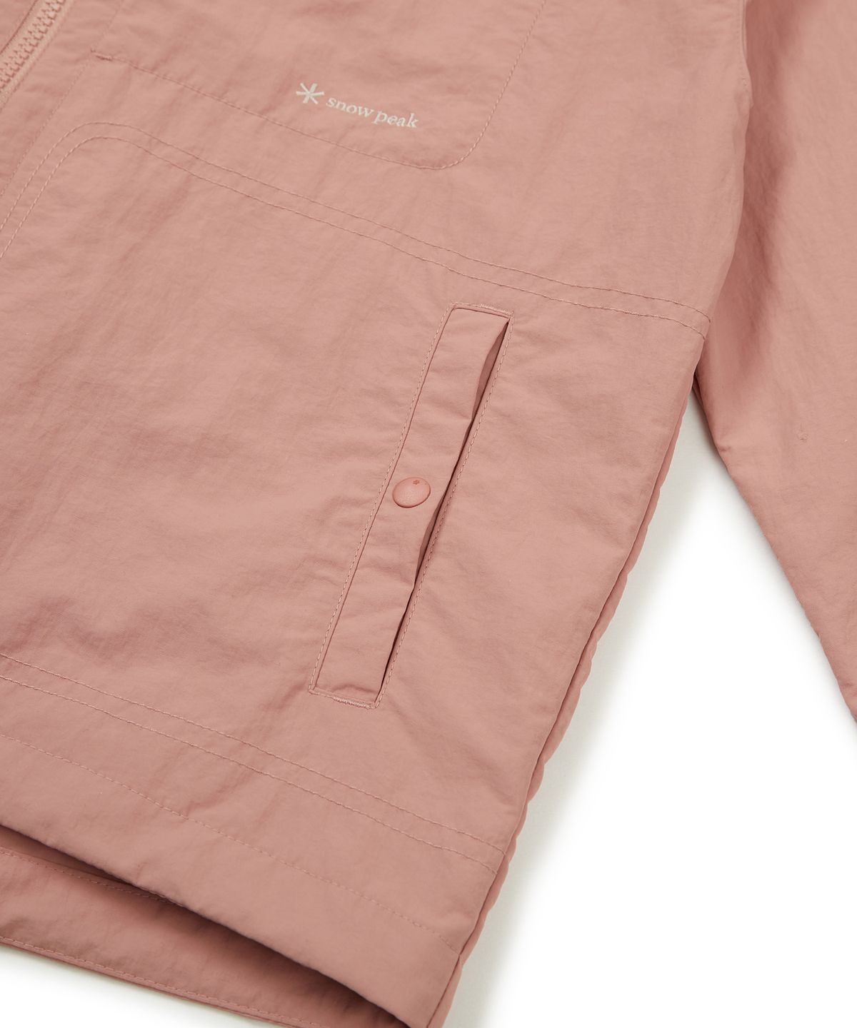 스노우피크 어패럴(SNOWPEAK APPAREL) S23MWLWB52 타슬란 우먼스 세미크롭 바람막이 Coral