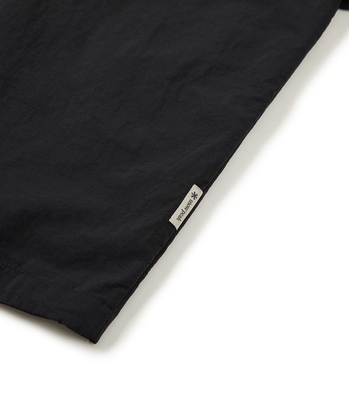 스노우피크 어패럴(SNOWPEAK APPAREL) S23MWLWB52 타슬란 우먼스 세미크롭 바람막이 Black