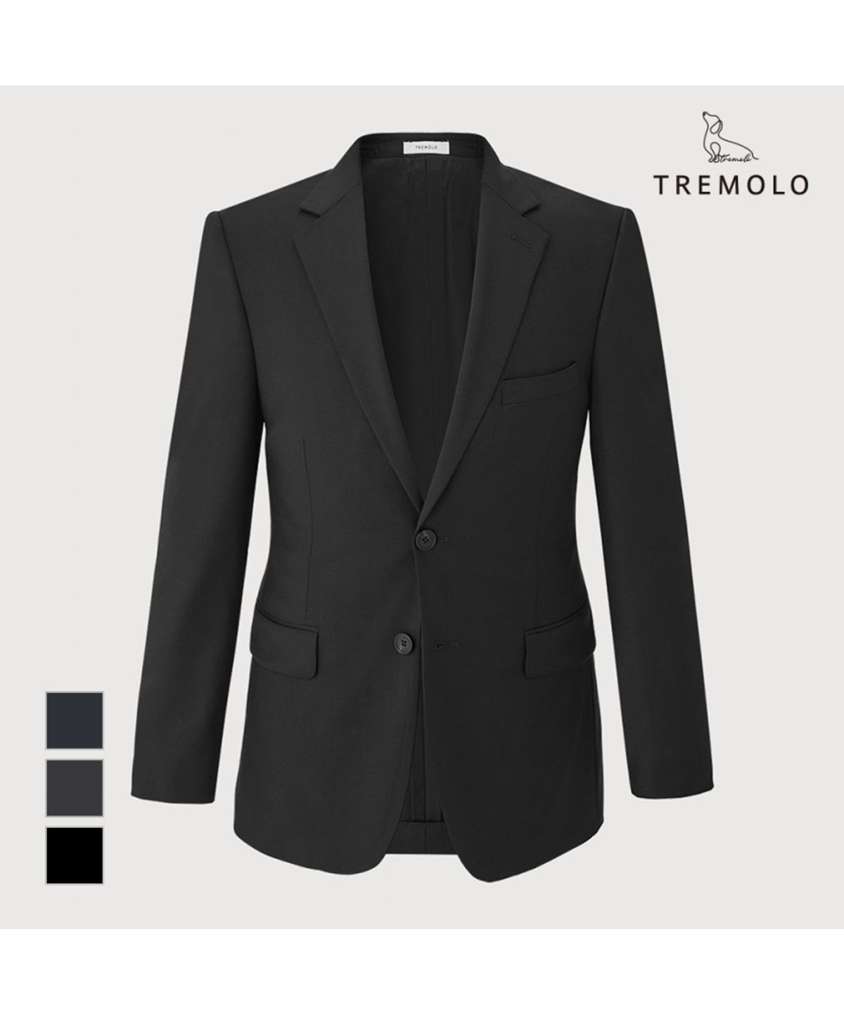 트레몰로(TREMOLO) 울혼방 솔리드 수트_TGNGA6SC521