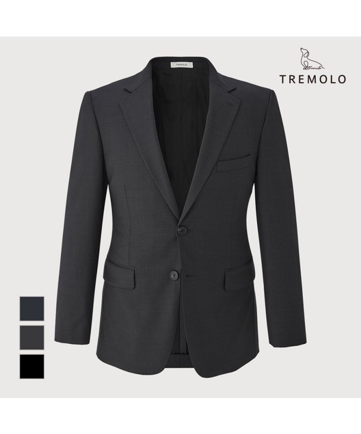 트레몰로(TREMOLO) 울혼방 솔리드 수트_TGNGA6SC521