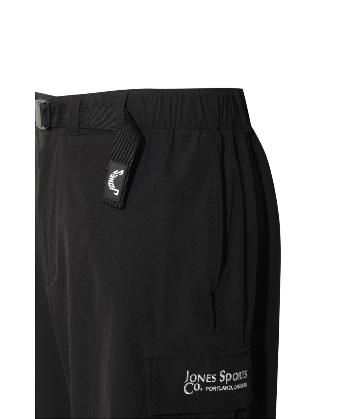 왁(WAAC) [WAAC X JONES] Men’s Belted Cargo Shorts(SET-UP) WMPNM26270BKX