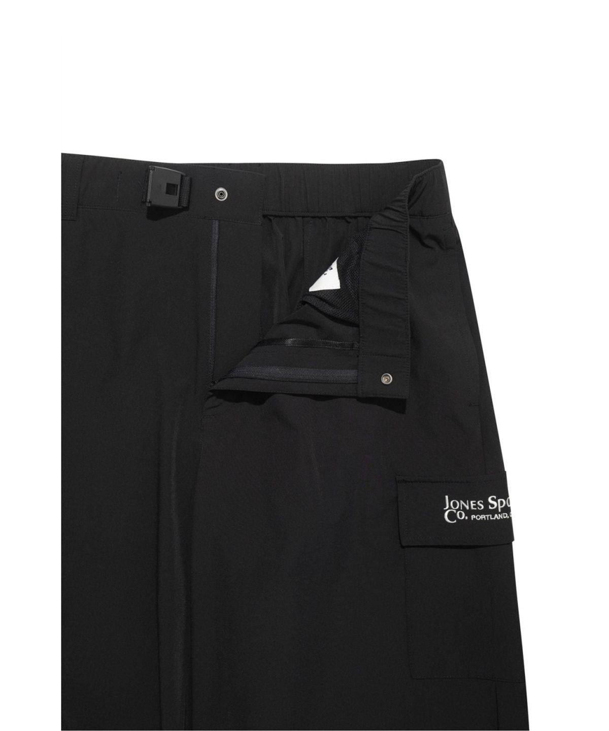 왁(WAAC) [WAAC X JONES] Men’s Belted Cargo Shorts(SET-UP) WMPNM26270BKX