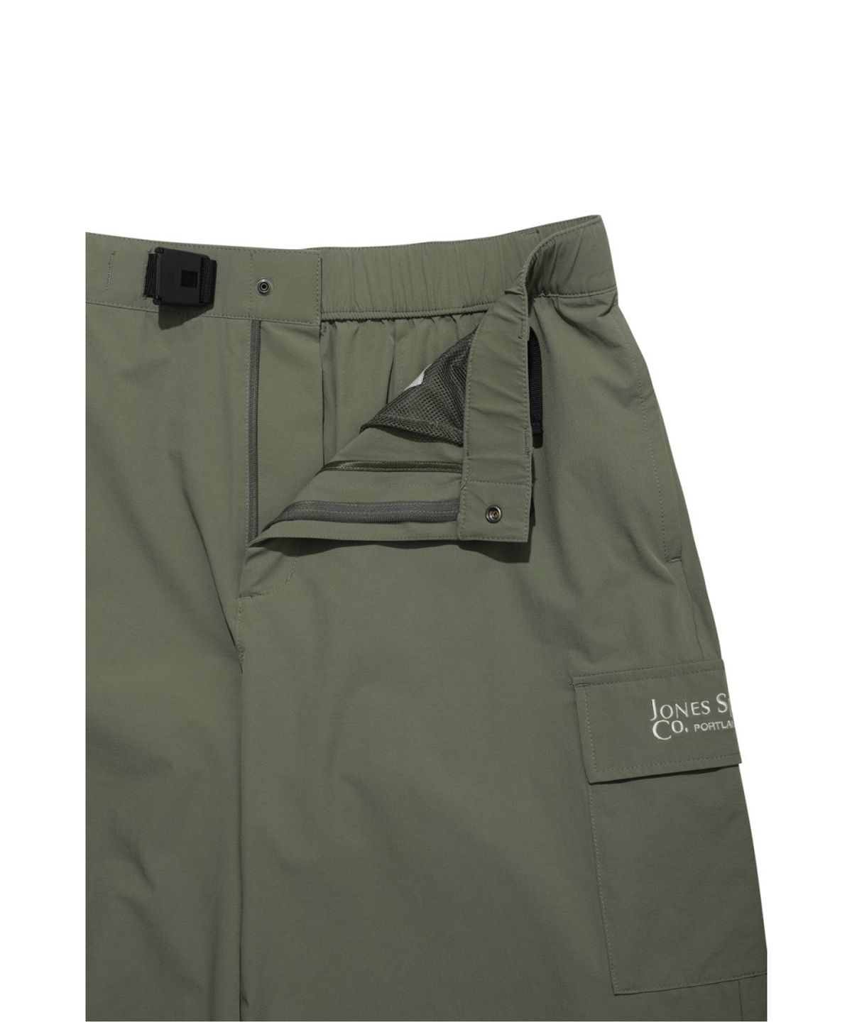 왁(WAAC) [WAAC X JONES] Men’s Belted Cargo Shorts(SET-UP) WMPNM26270KHL