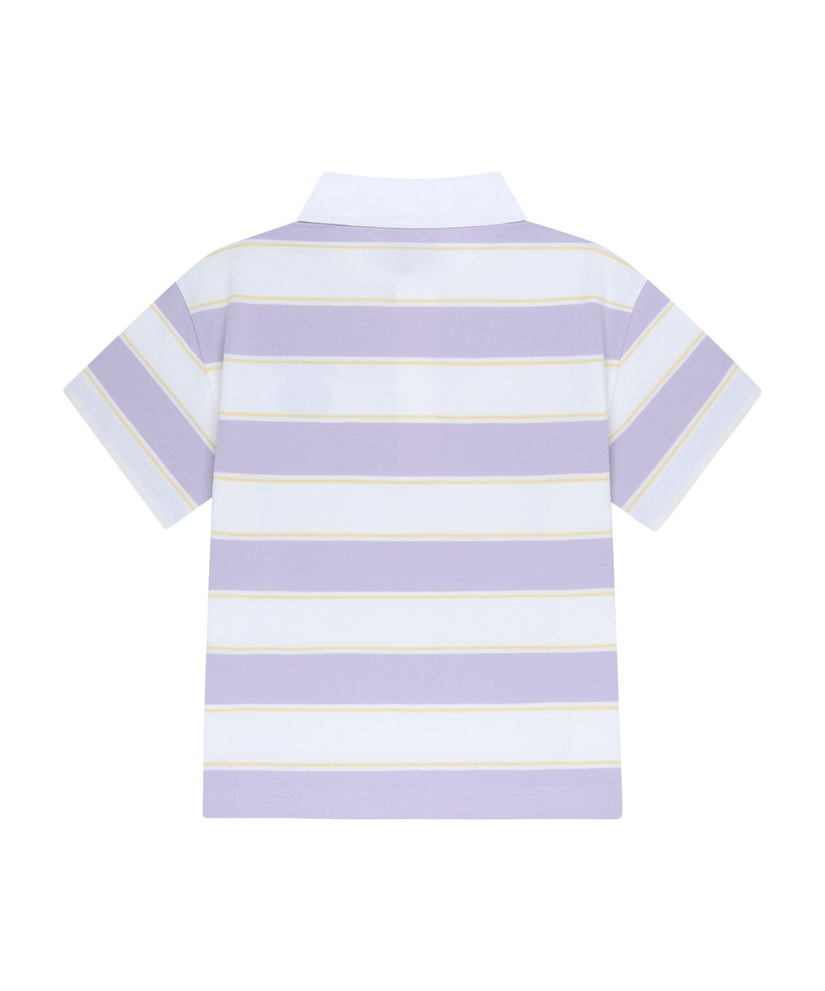 마리떼 키즈(MARITHÉ KIDS) KIDS MULTI STRIPE COLLAR TEE light purple