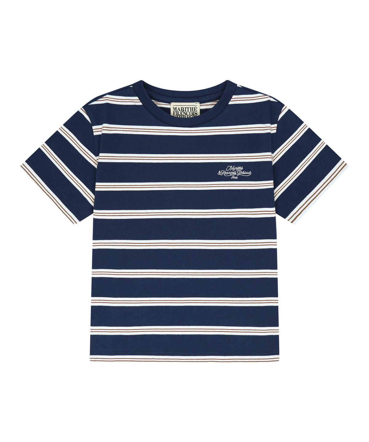 마리떼 키즈(MARITHÉ KIDS) KIDS MULTI STRIPE TEE navy