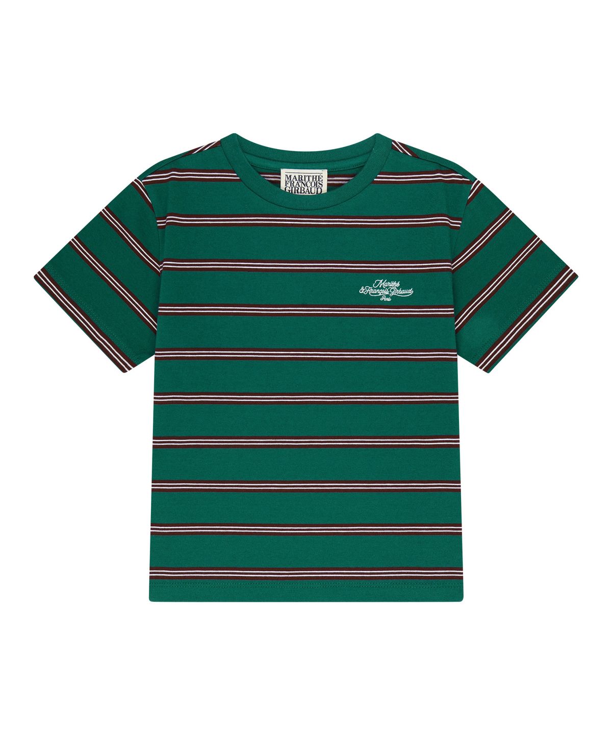 마리떼 키즈(MARITHÉ KIDS) KIDS MULTI STRIPE TEE green