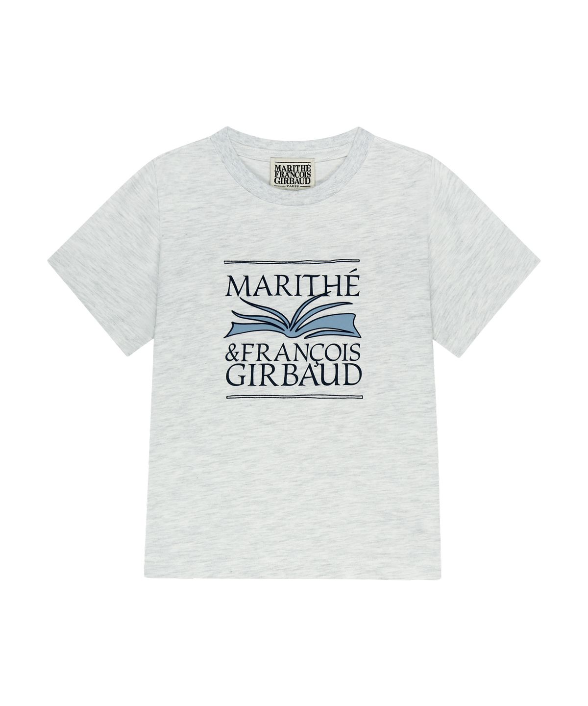 마리떼 키즈(MARITHÉ KIDS) KIDS BOOK CLASSIC LOGO AEROCOOL TEE light heather gray