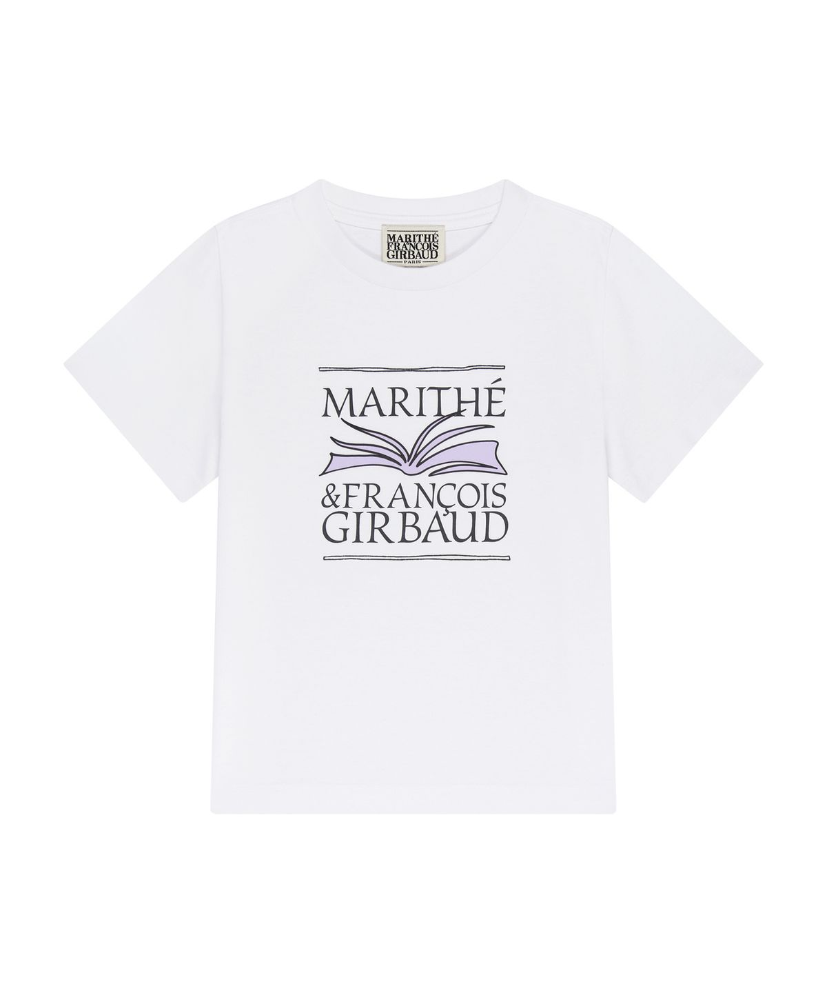 마리떼 키즈(MARITHÉ KIDS) KIDS BOOK CLASSIC LOGO AEROCOOL TEE white