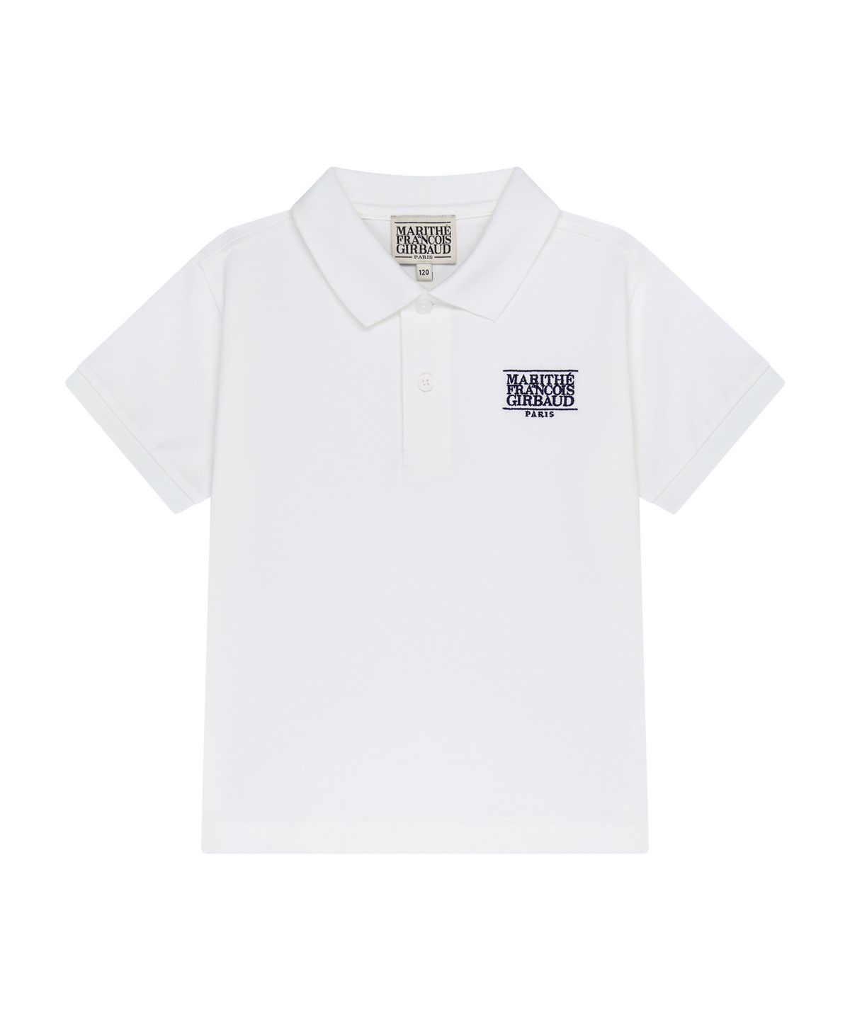 마리떼 키즈(MARITHÉ KIDS) KIDS SMALL CLASSIC LOGO PK TEE white