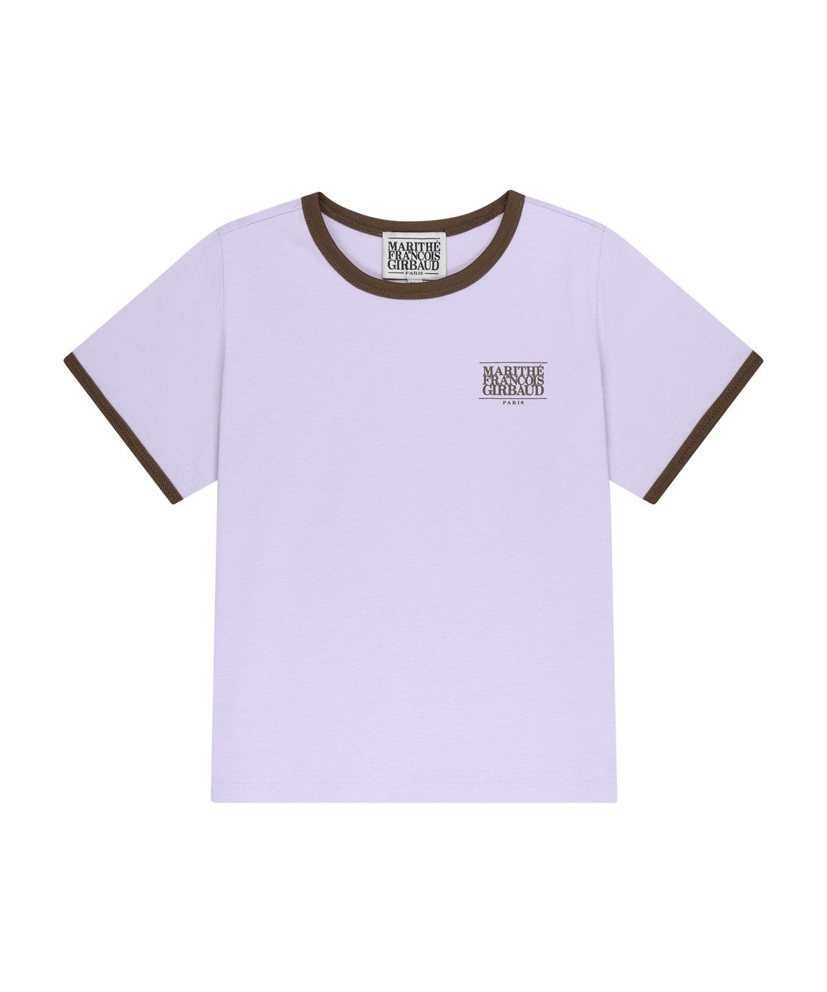 마리떼 키즈(MARITHÉ KIDS) KIDS SMALL CLASSIC LOGO RINGER TEE light purple