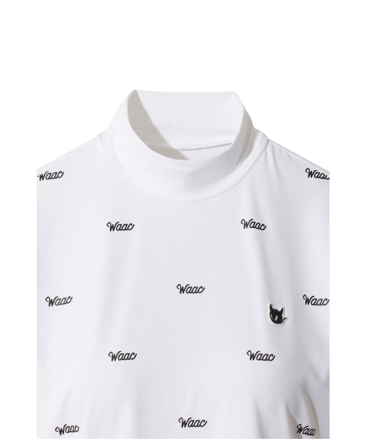왁(WAAC) Logo Pattern Highneck Top WWTBS26103WHX