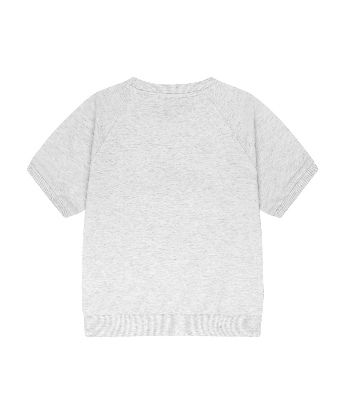 마리떼 키즈(MARITHÉ KIDS) KIDS RAGLAN SHORT SLEEVE SWEATSHIRT light heather gray