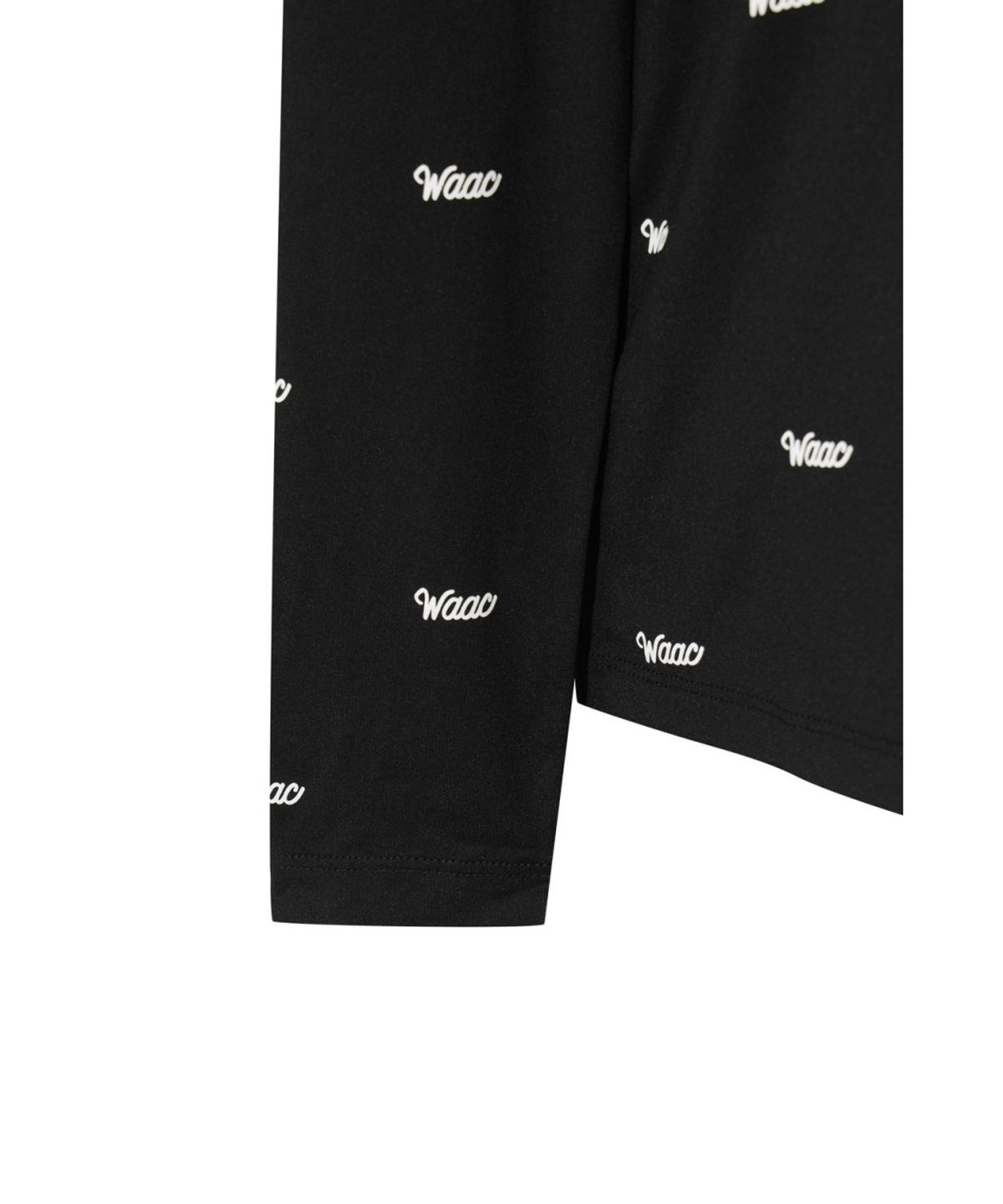 왁(WAAC) Logo Pattern Highneck Top WWTBS26103BKX
