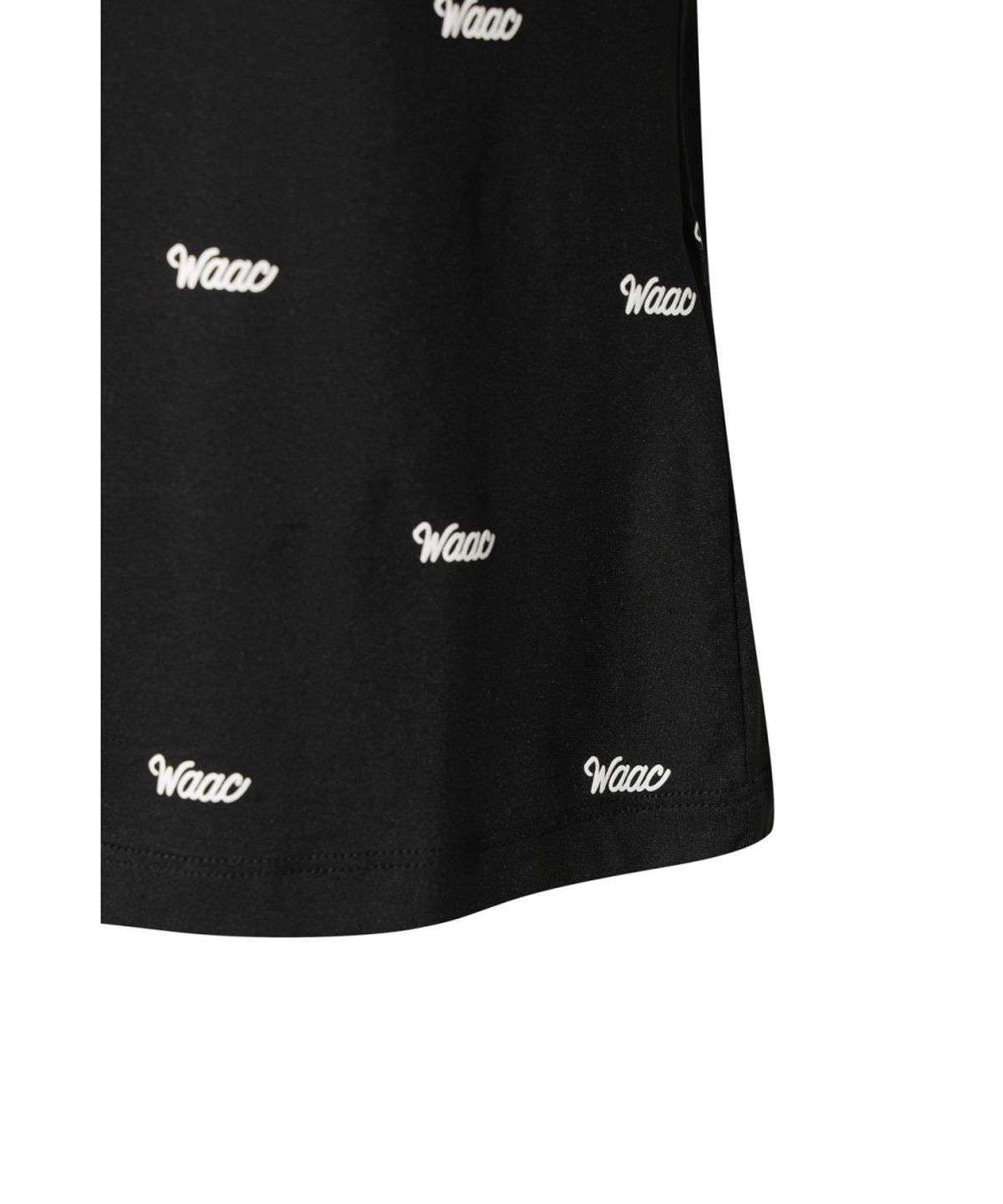 왁(WAAC) Logo Pattern Highneck Top WWTBS26103BKX