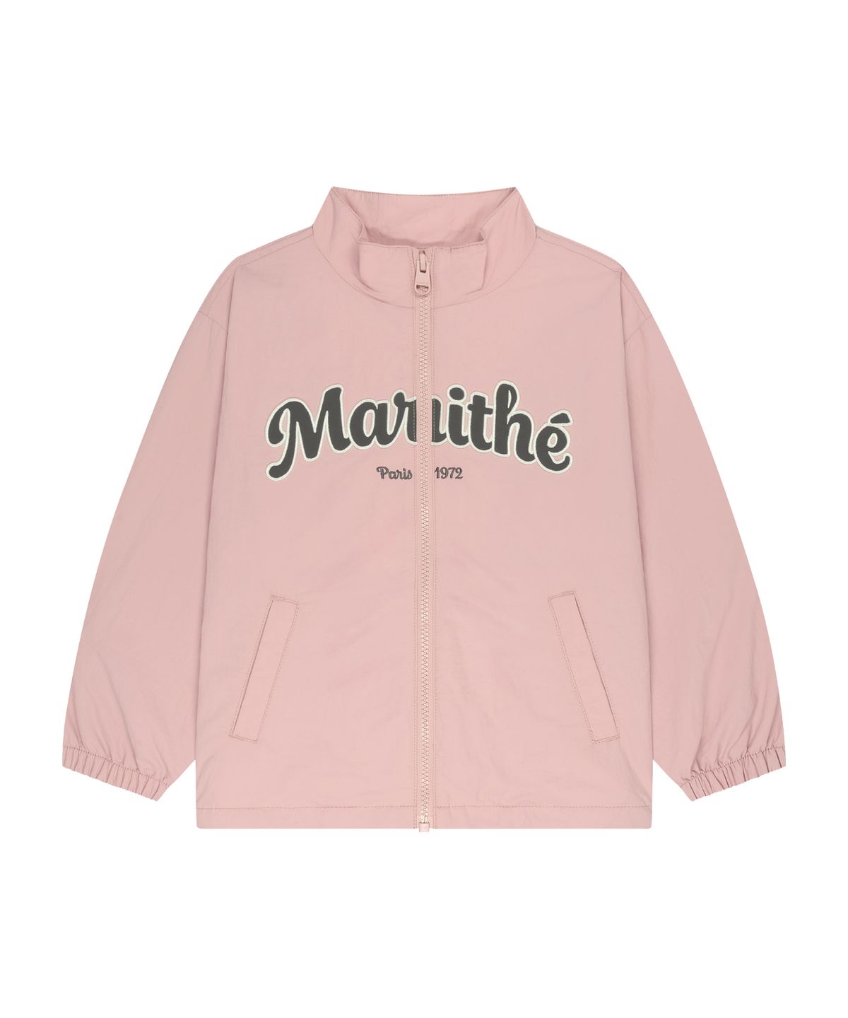 마리떼 키즈(MARITHÉ KIDS) KIDS LETTERING LOGO WINDBREAKER pink