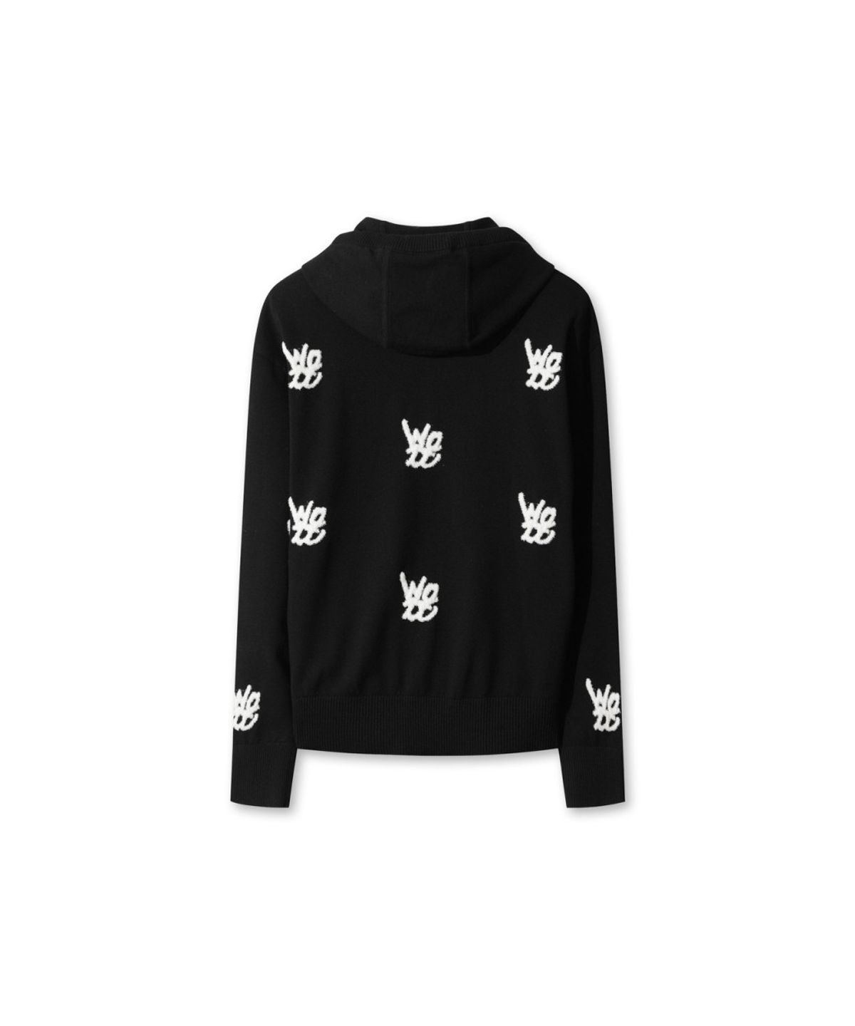 왁(WAAC) Logo Pattern Hooded Zip-up WWWAS26110BKX