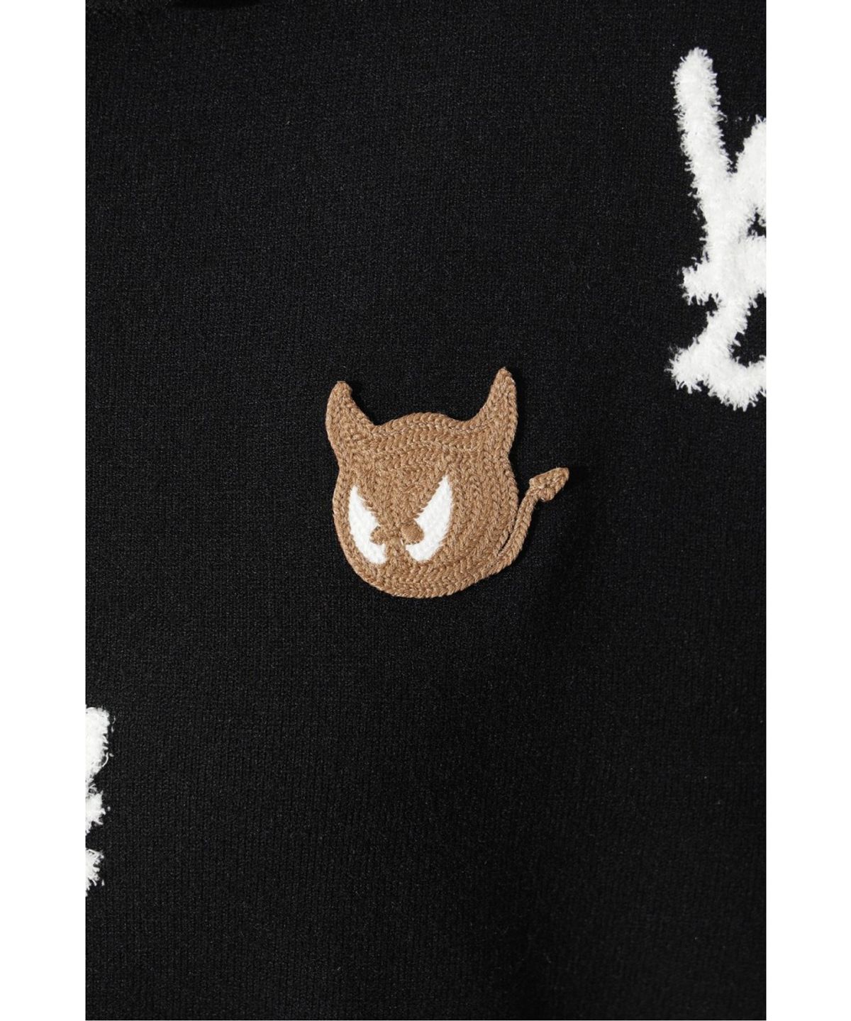 왁(WAAC) Logo Pattern Hooded Zip-up WWWAS26110BKX