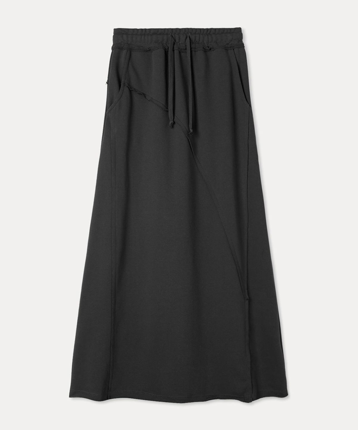 미쏘(MIXXO) 스웻 절개 스커트_MIWWHG346C