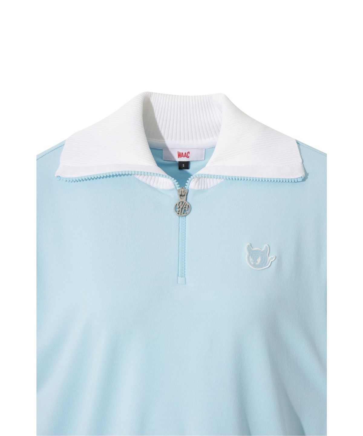 왁(WAAC) Big Collar Half-Zip Sweater (OE) WWWAM26901LBX
