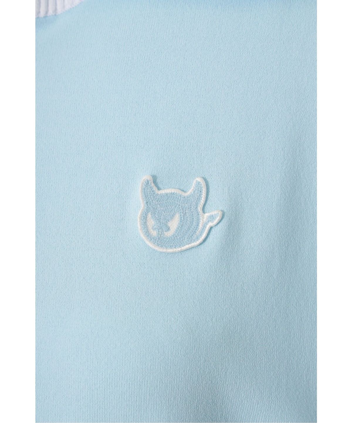 왁(WAAC) Big Collar Half-Zip Sweater (OE) WWWAM26901LBX