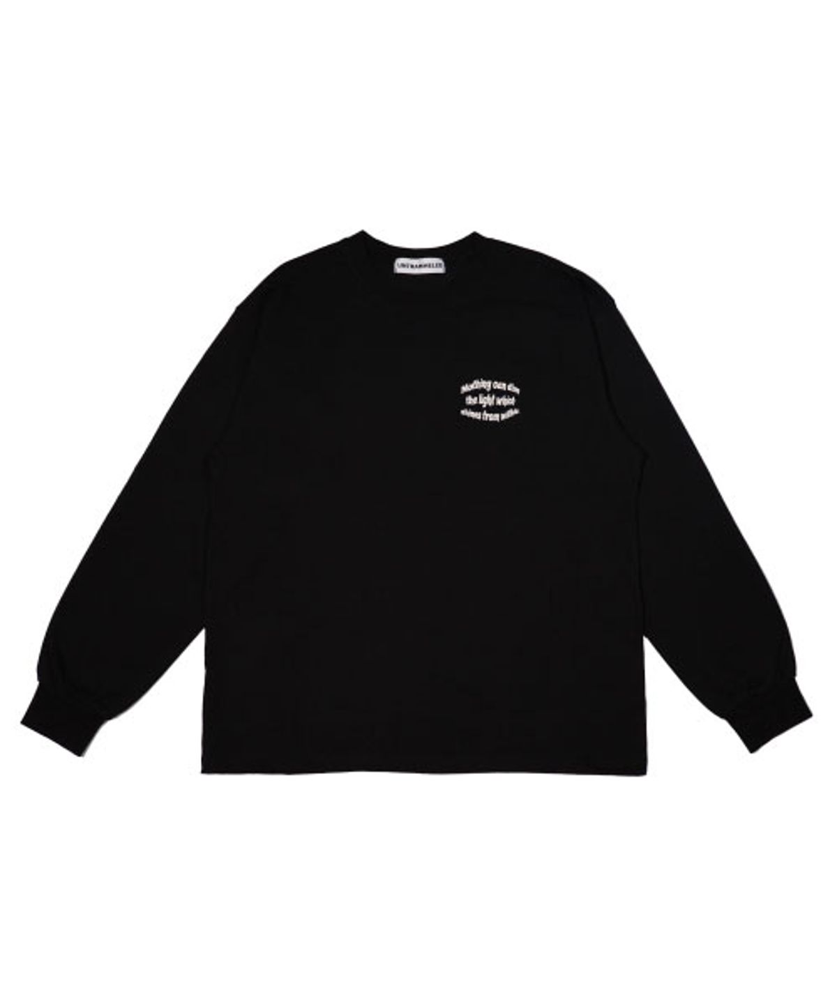 언트레멀드(UNTRAMMELED) DRIP PAINT LONG SLEEVE - BLACK