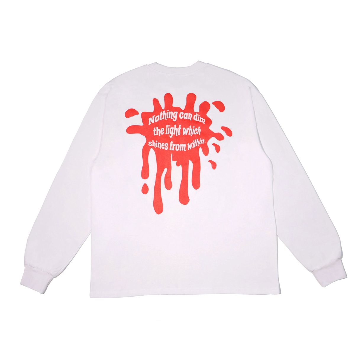 언트레멀드(UNTRAMMELED) DRIP PAINT LONG SLEEVE - WHITE