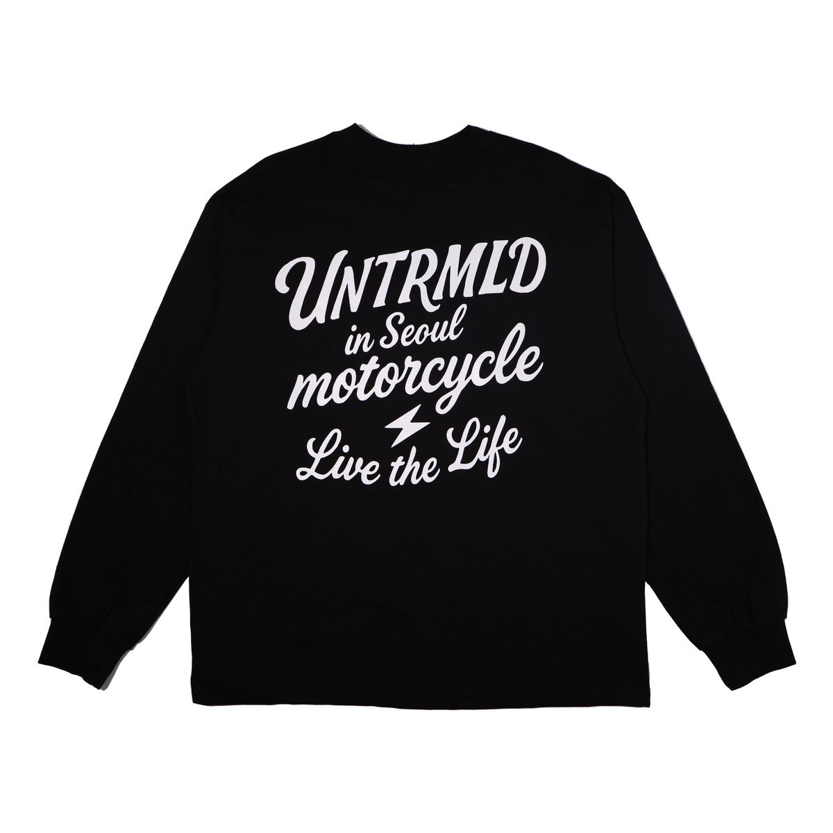 언트레멀드(UNTRAMMELED) MOTO IN SEOUL LONG SLEEVE - BLACK
