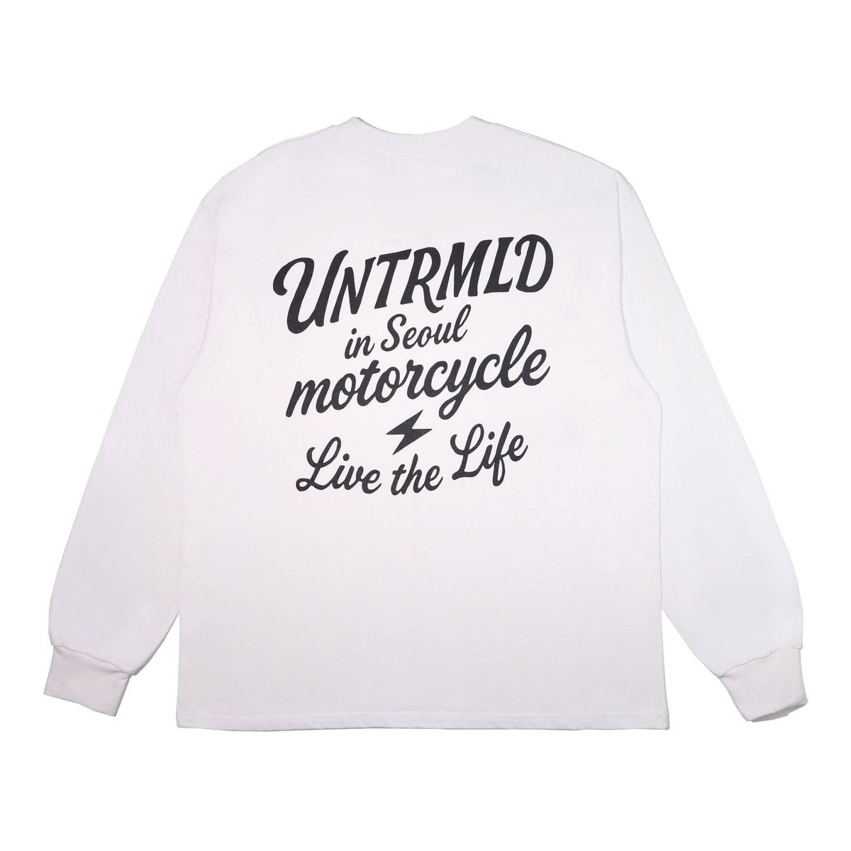 언트레멀드(UNTRAMMELED) MOTO IN SEOUL LONG SLEEVE - WHITE