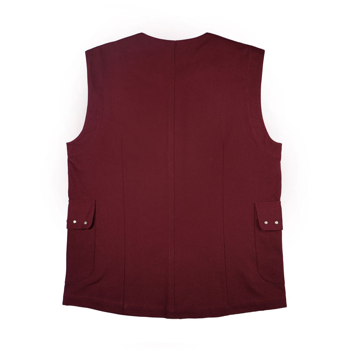 언트레멀드(UNTRAMMELED) VINTAGE WORKWEAR VEST - BURGUNDY
