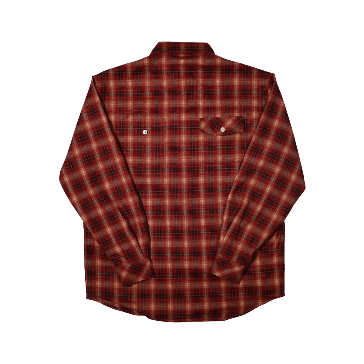 언트레멀드(UNTRAMMELED) BACK POCKET FLANNEL SHIRT - RED
